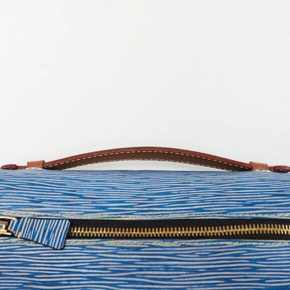 Louis Vuitton Monogram Reverse Canvas Denim Epi Pochette Metis Bag - Picture 12 of 12